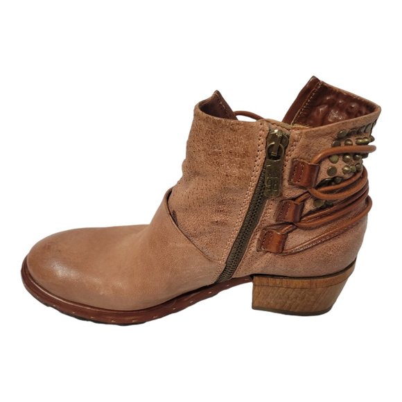 A.S.98 Bootie Peachy Tan Size 37 - Picture 10 of 11